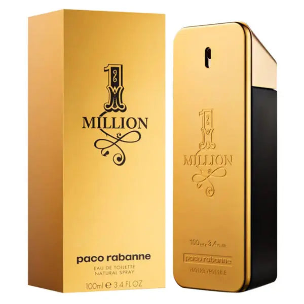 1 Million By Paco Rabanne For Men 3.4 oz Eau De Toilette Spray - perfumesandrea