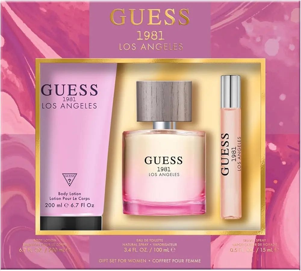 1981 Los Angeles By Guess For Women (3pc Set Gift) - perfumesandrea