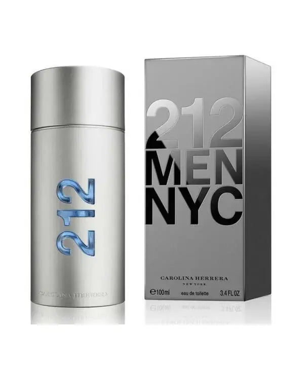 212 MEN NYC By Carolina Herrera For Men 3.4 oz EDT Spray - perfumesandrea