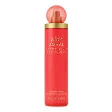 360 Coral By Perry Ellis For Women 8oz Body Mist Spray Perry Ellis