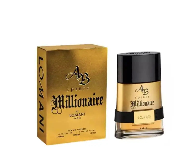 AB Spirit Millionaire By Lomani For Men 3.3 oz EDT Spray - perfumesandrea