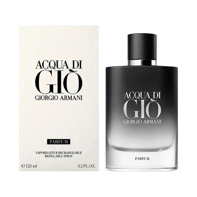 Acqua Di Gio Parfum By Giorgio Armani For Men 4.2 oz Parfum Spray Giorgio Armani
