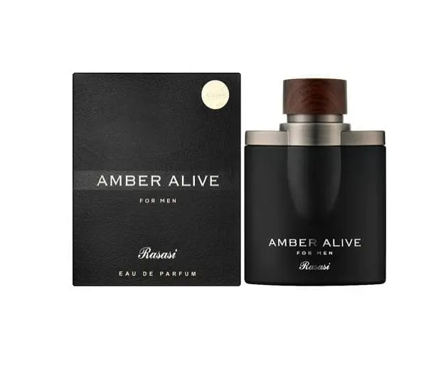 Amber Alive By Rasasi For Men 3.3 oz Eau De Parfum Spray - perfumesandrea