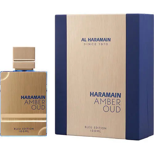 Amber Oud Bleu By Al Haramain For Men 3.4 Eau De Parfum Spray - perfumesandrea