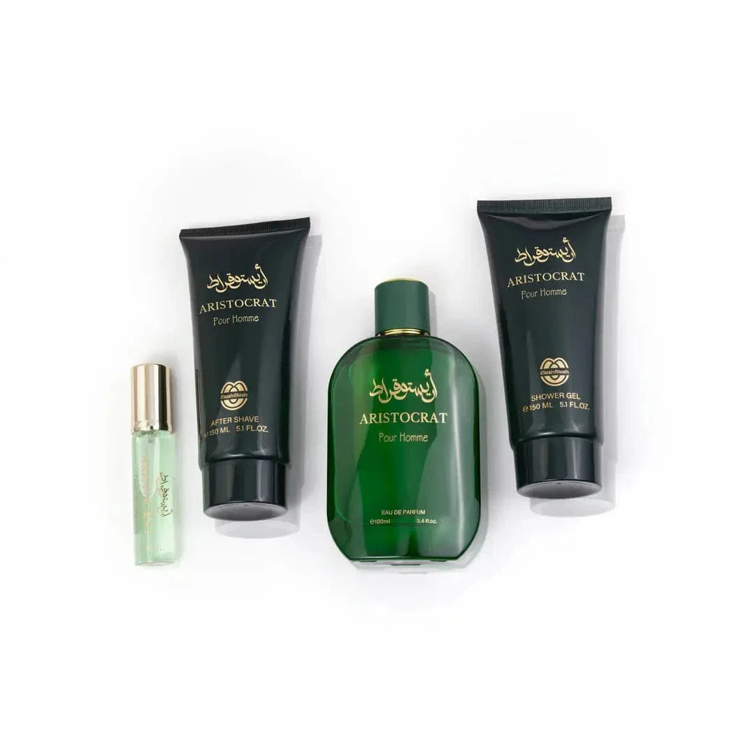 Aristocrat By Mush Mush For Men 4Pcs Set EDP Spray Mush Mush