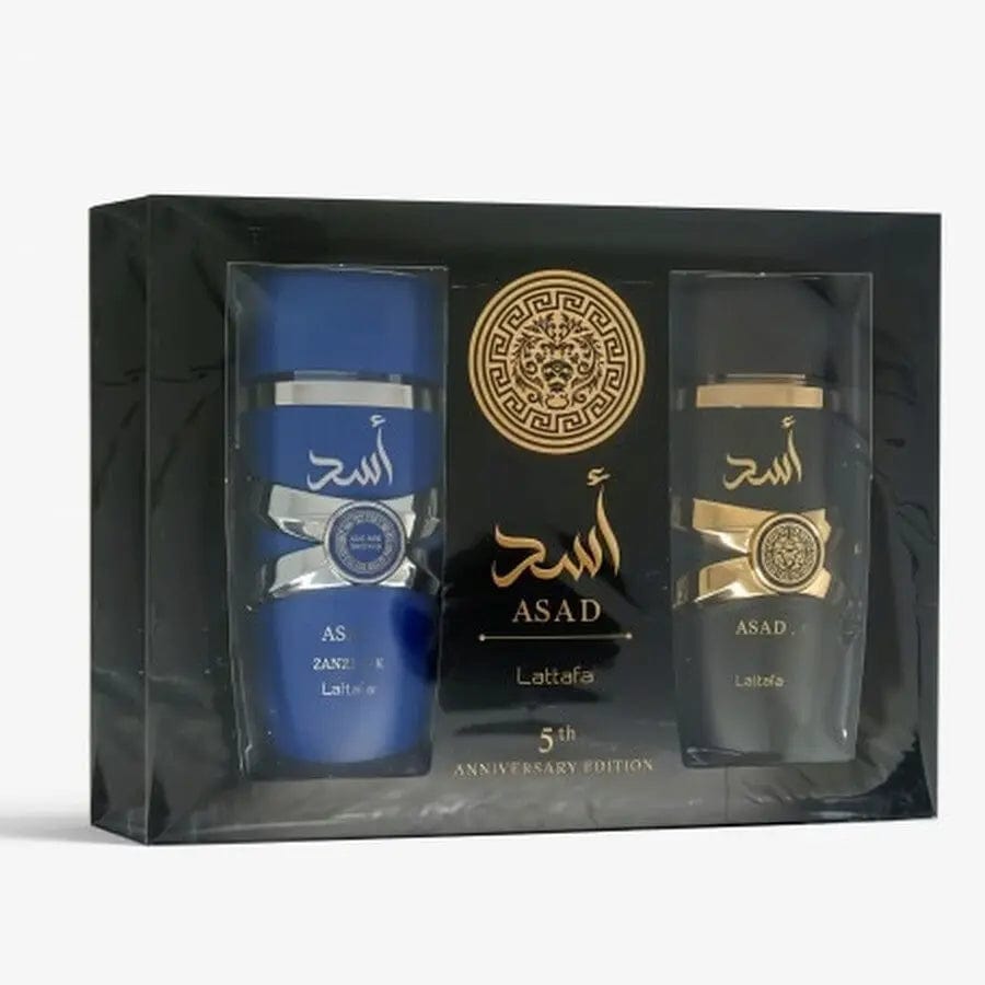 Lattafa Asad Men’s 2pc Gift Set Eau de Parfum Spray.