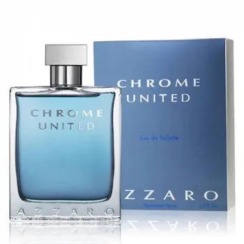 Azzaro Chrome United For Men 3.4 oz Eau De Toilette Spra - perfumesandrea
