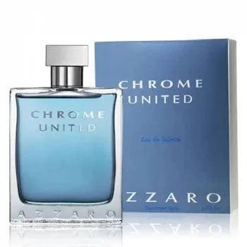 Azzaro Chrome United For Men 3.4 oz Eau De Toilette Spra - perfumesandrea