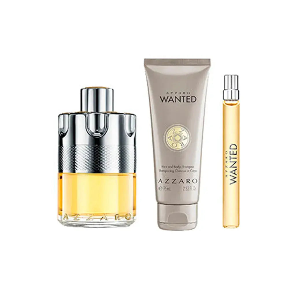 Azzaro Wanted (3pc Gift Set) For Men Eau De Toilette - perfumesandrea