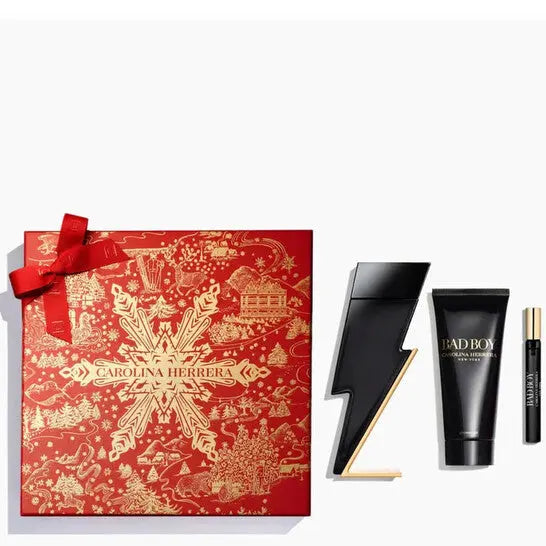 Bad Boy By Carolina Herrera For Men EDT Spray (3pc Gift Set) Carolina Herrera