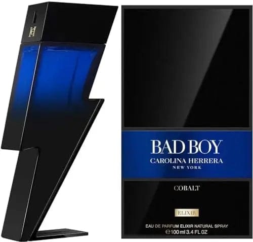 Bad boy Cobalt By Carolina Herrera For Men 3.4oz EDP Spray - perfumesandrea