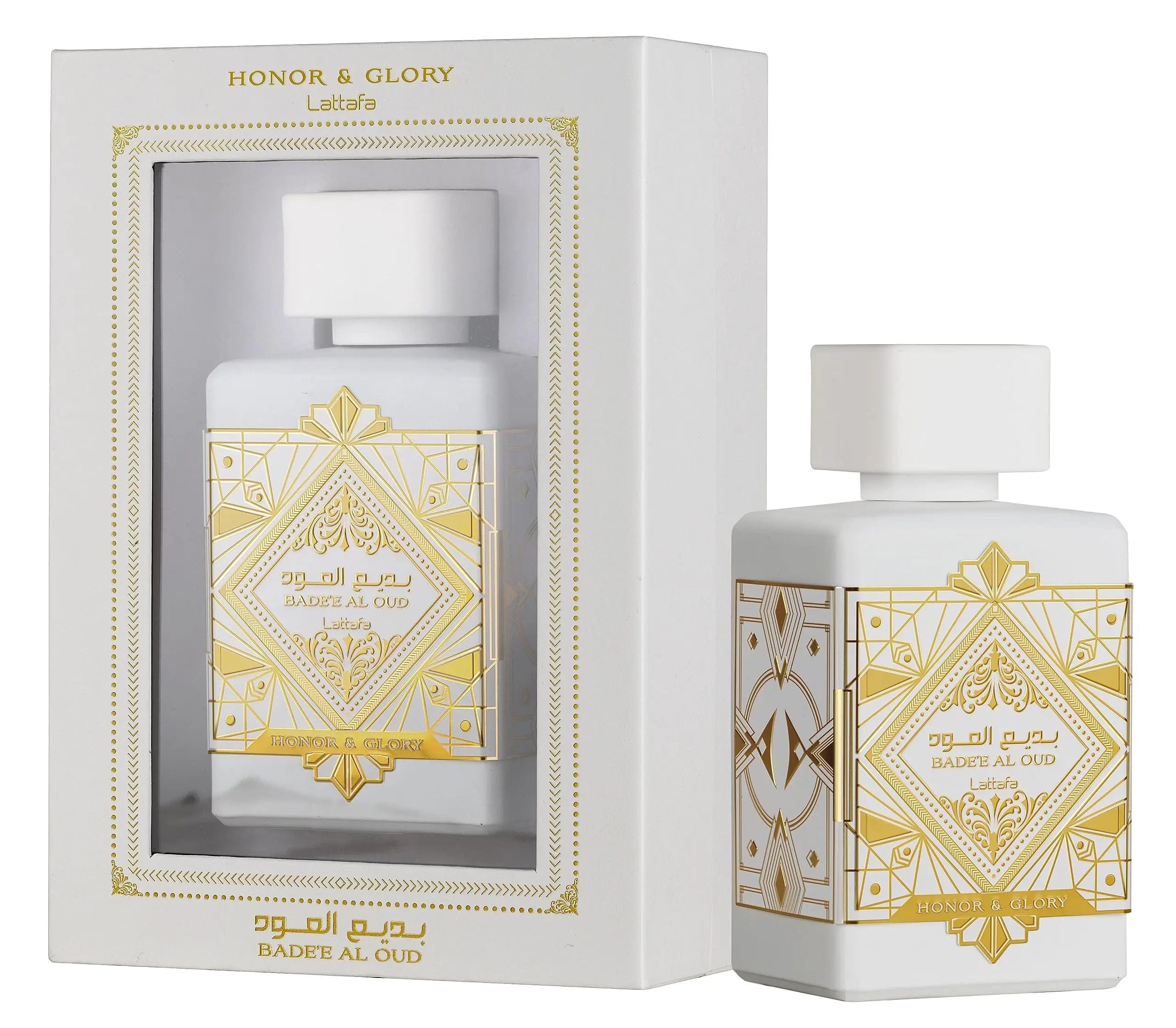 Bade'e Al Oud Honor & Glory By Lattafa Unisex 3.4 oz EDP Spray - perfumesandrea