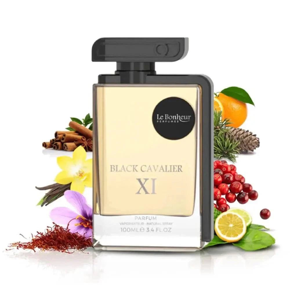 Black Cavalier XI by Le Bonheur 3.4oz Men’s Eau de Parfum