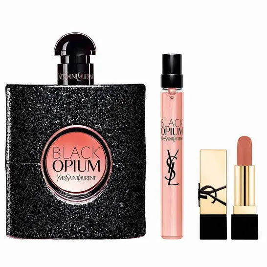 Black Opium By Yves Saint Laurent For Women (3pc Gift Set) Yves Saint Laurent