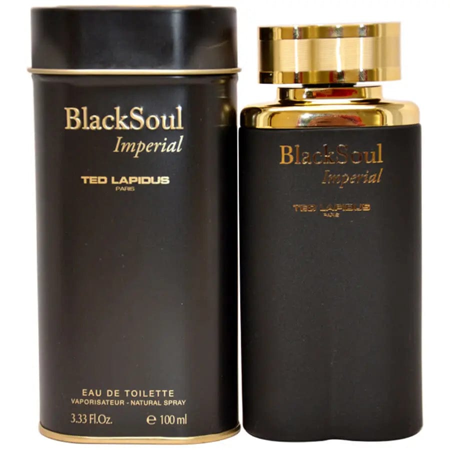 Black Soul Imperial By Ted Lapidus for Men 3.4oz EDT Spray - perfumesandrea