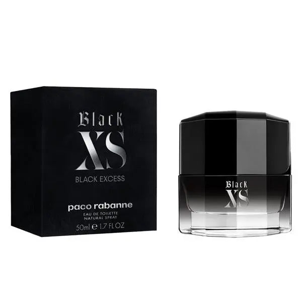 Black XS By Paco Rabbane For Men 1.7 oz EDT Spray - perfumesandrea
