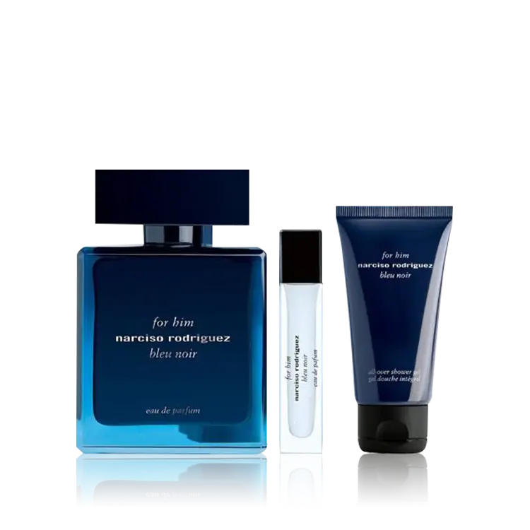 Bleu Noir By Narciso Rodriguez For Him (3pc Gift Set) For Men - perfumesandrea