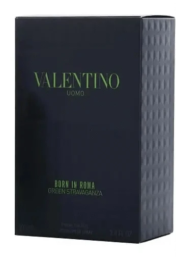 Born in Roma Green Stravaganza By Valentino For Men 3.4oz EDT Spray Valentino