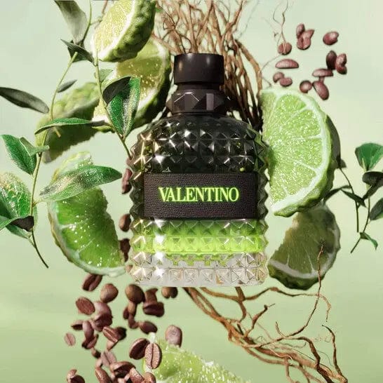 Born in Roma Green Stravaganza By Valentino For Men 3.4oz EDT Spray Valentino