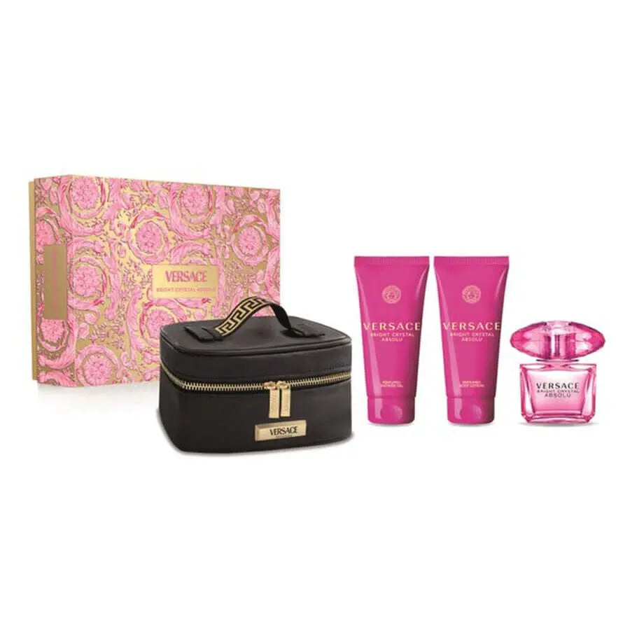 Bright Crystal Absolu By Versace For Women (4pc Gift Set) Versace