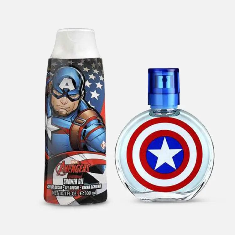 Marvel Captain America 3Pc Men's Gift Set Eau De Toilette.