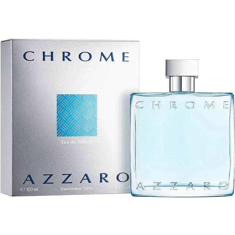Chrome Azzaro For Men 3.4 oz Eau De Toilette Spray - perfumesandrea