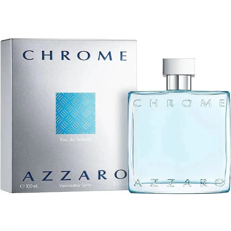 Chrome Azzaro For Men 3.4 oz Eau De Toilette Spray - perfumesandrea