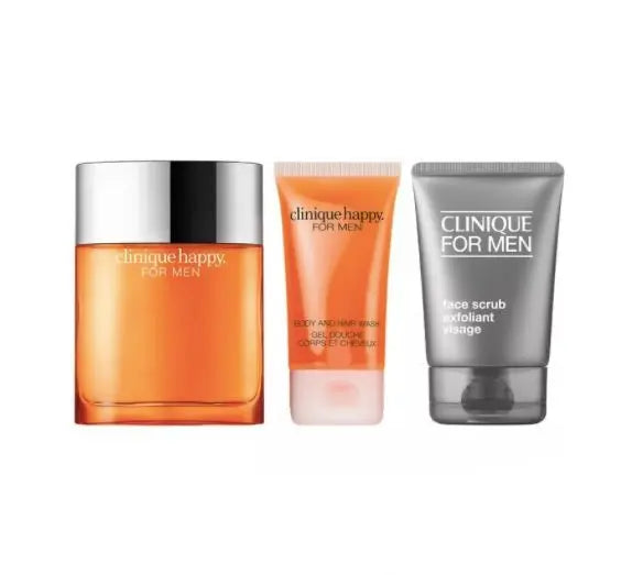 Clinique Happy For Men 3 Piece Gift Set - perfumesandrea
