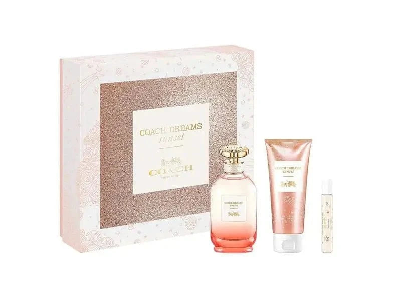 Coach Dreams Sunset Women's 3pc Gift Set Eau De Parfum.