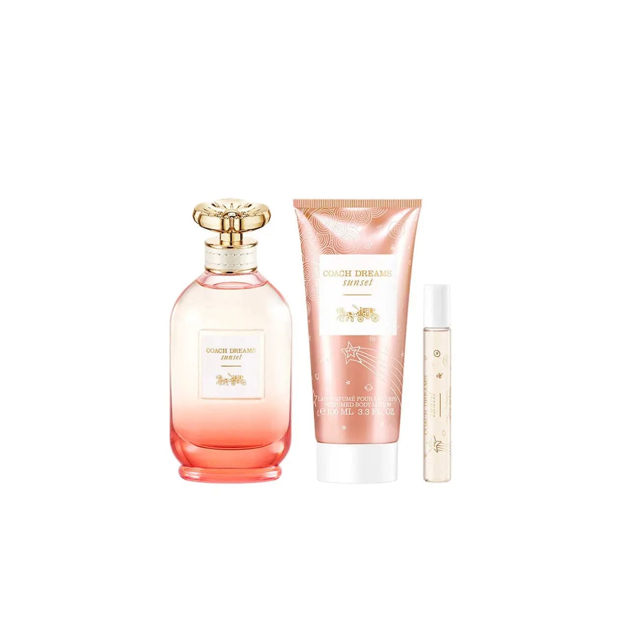 Coach Dreams Sunset Women's 3pc Gift Set Eau De Parfum.