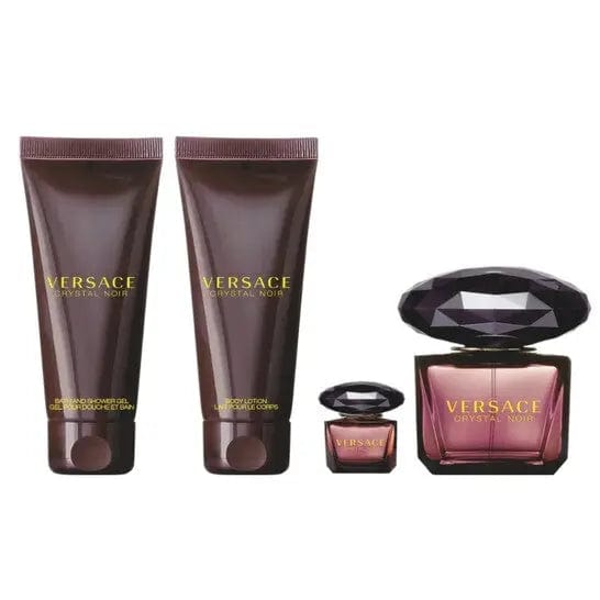 Crystal Noir By Versace For Women 4Pcs Set EDP Spray Versace