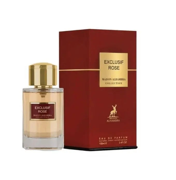 Exclusif Rose By Maison Alhambra For Women 3.4 oz EDP Spray - perfumesandrea