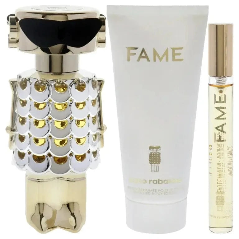Fame By Paco Rabanne For Women 3Pcs Set EDP Spray Paco Rabanne