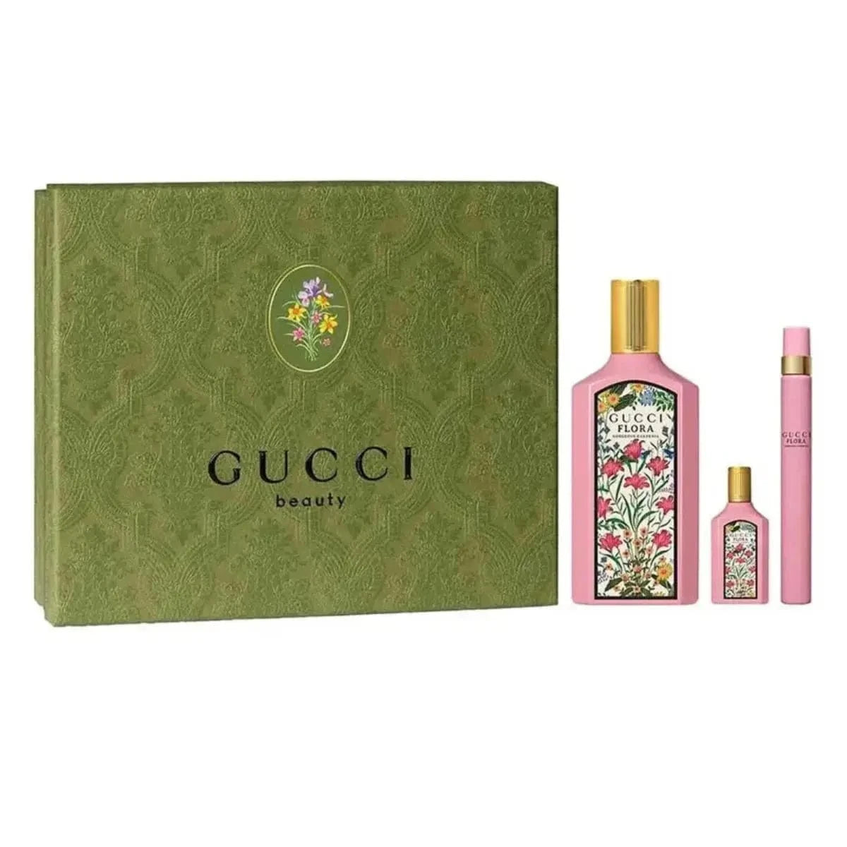 Flora Gorgeous Gardenia By Gucci For Women (3pc Gift Set) - perfumesandrea