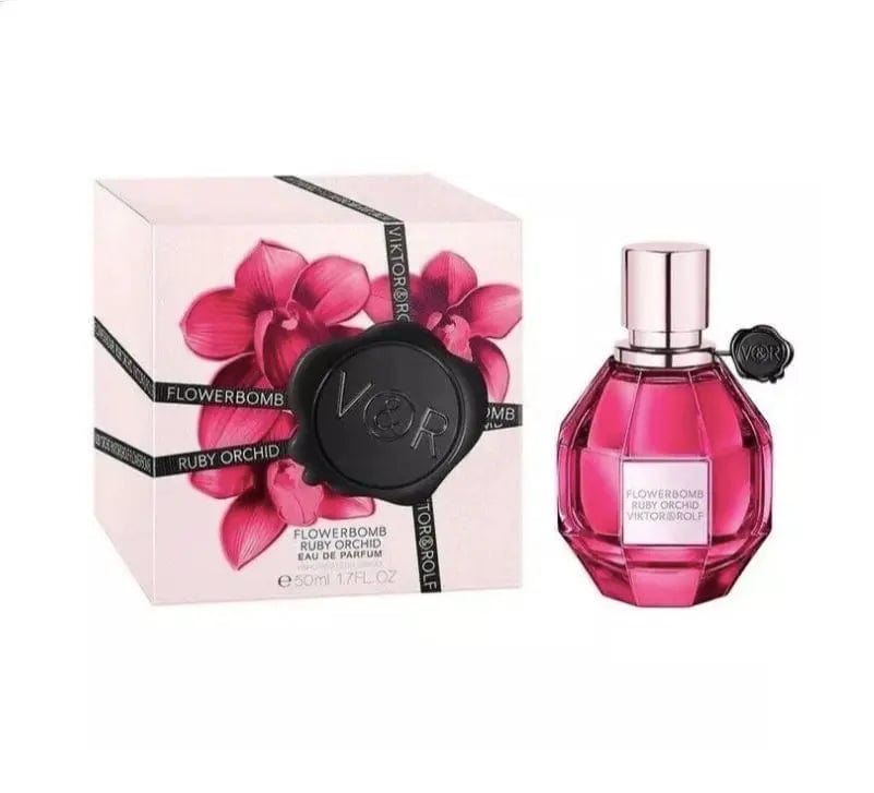 Flowerbomb Ruby Orchid By Viktor & Rolf For Women 3.4 oz EDP Spray - perfumesandrea