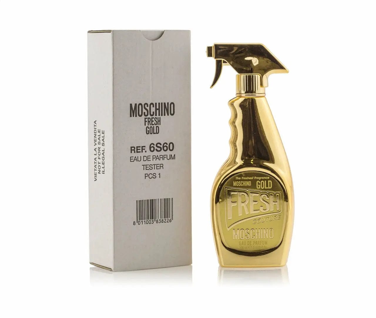 Moschino Fresh Couture Gold 3.4oz Men’s Eau de Parfum Tester