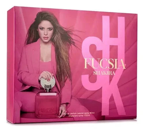 Elegant Fucsia By Shakira pink perfume bottle design