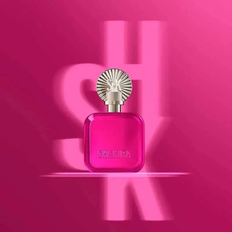 Elegant Fucsia By Shakira pink perfume bottle design