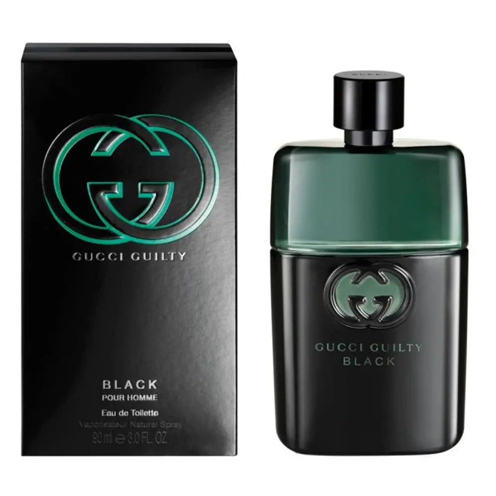 Guilty Black By Gucci For Men 3.0 oz EDT Spray - perfumesandrea