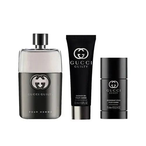 Guilty By Gucci For Men EDT Spray (3pc Gift Set) Gucci