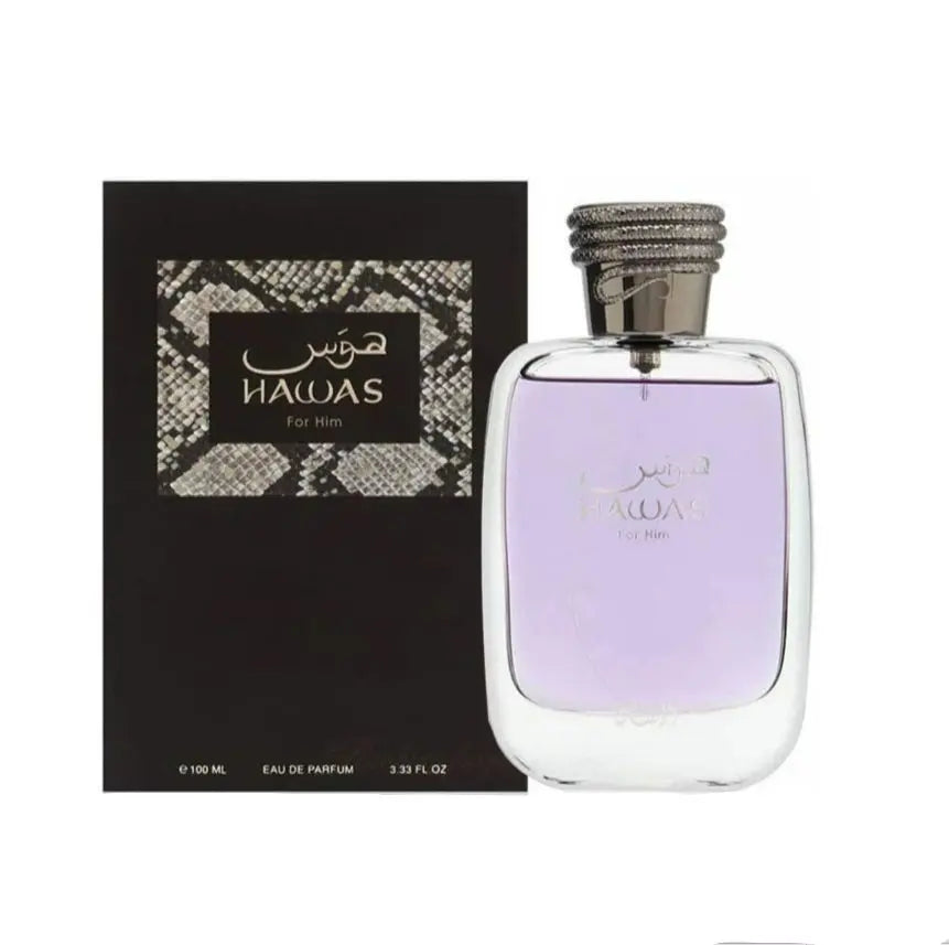 Hawas By Rasasi For Men's 3.4 oz Eau De Parfum Spray - perfumesandrea