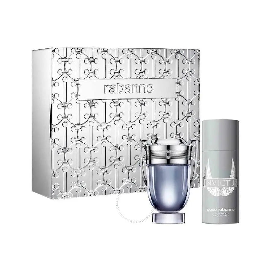 Invictus By Rabanne Paco For Men (3pc Gift Set) Paco Rabanne