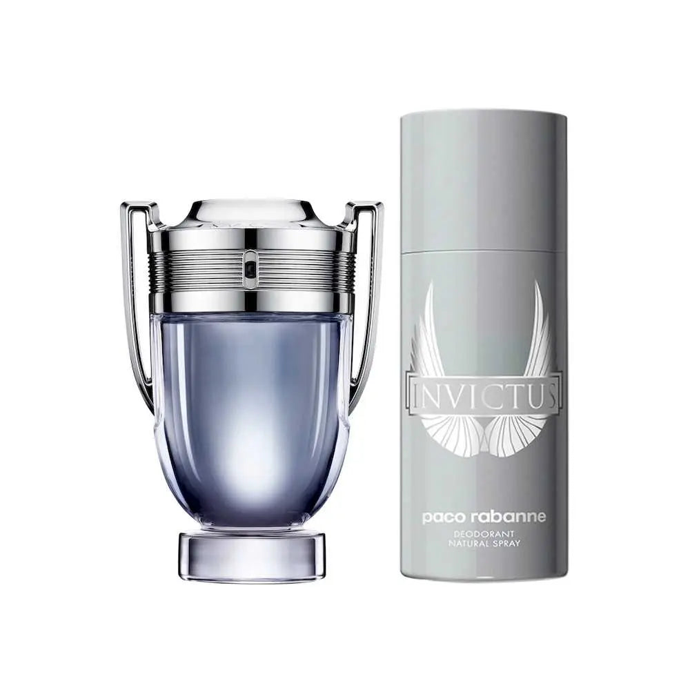 Invictus By Rabanne Paco For Men (3pc Gift Set) Paco Rabanne