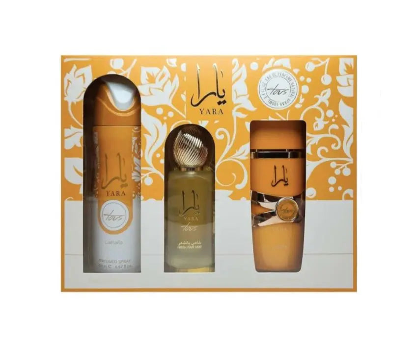 Lattafa Ladies Yara Tous 3pc Gift Set For Women - perfumesandrea