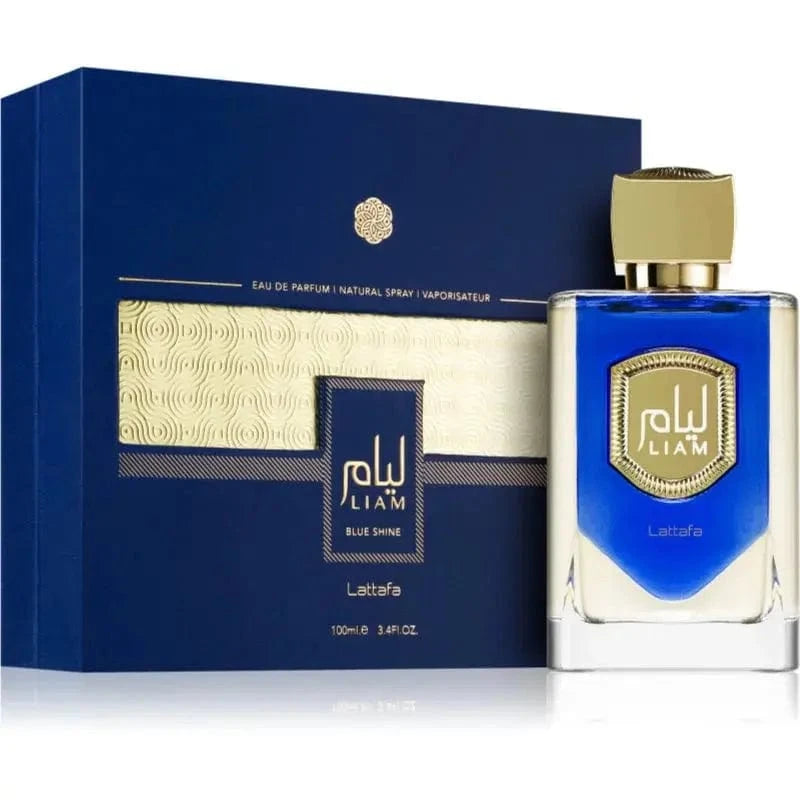 Liam Blue Shine By Lattafa For unisex 3.4oz EDP Spray Lattafa
