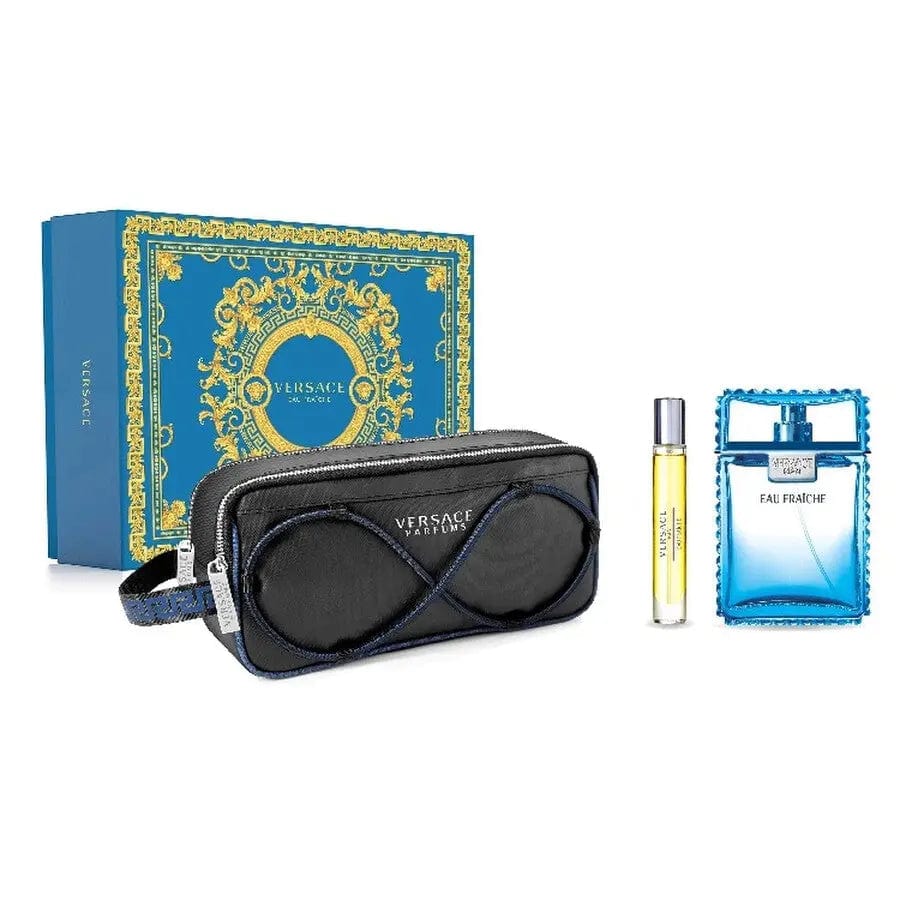 Man Fraiche By Versace For Men EDT (3pc Gift Set) - perfumesandrea