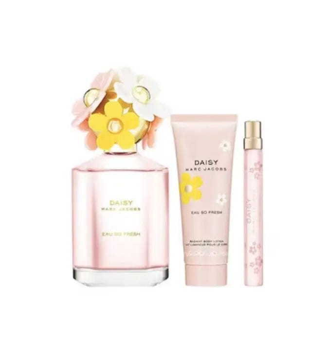 Marc Jacobs Daisy Eau So Fresh 3pc Gift Set For Women - perfumesandrea