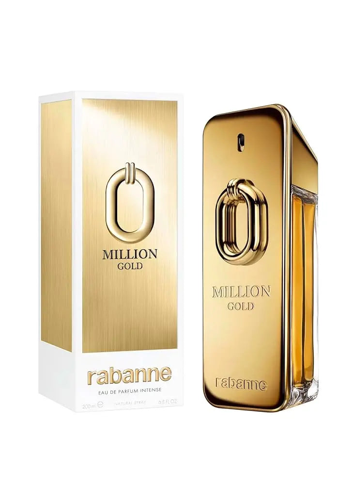 Million Gold Intense By Paco Rabanne For Men 6.8oz EDP Spray Paco Rabanne
