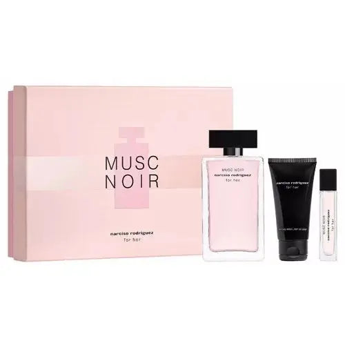 Musc Noir By Narciso Rodriguez For Her (3pc Gift Set) For Women - perfumesandrea