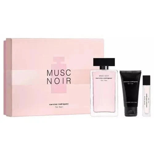 Musc Noir By Narciso Rodriguez For Her (3pc Gift Set) For Women - perfumesandrea